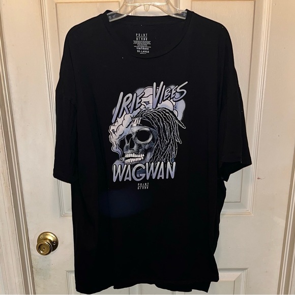 POINT BLANK Erie Vibes Wagwan  Men’s Short Sleeve Skull T-shirt. Sz 3XL. - Picture 1 of 4